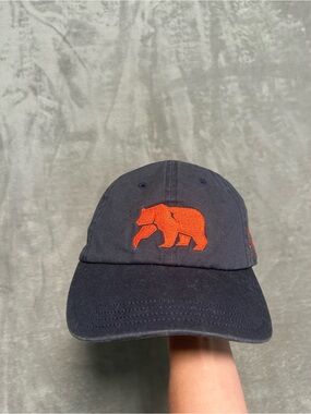 The Normal Brand Original Hat Navy Blue Orange Adjustable Preppy Cotton St Louis